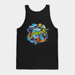 Travel Around The Globe Tank Top